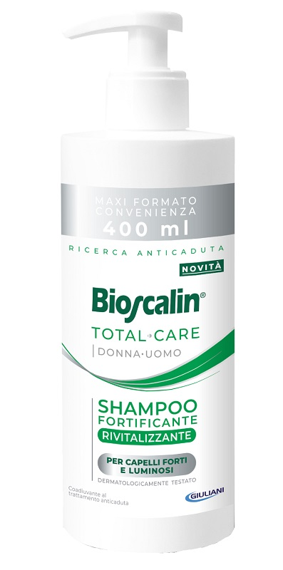 BIOSCALIN TOTAL CARE SHAMPOO FORTIFICANTE RIVITALIZZANTE 400ML